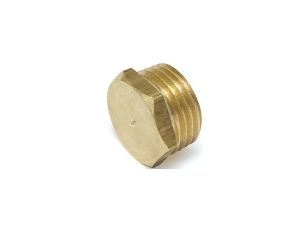 Zátka 8292 1 1/2", s vnějším závitem, mosaz