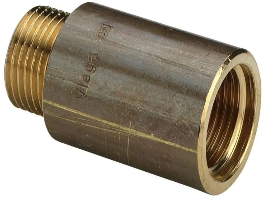 VIEGA 1513 prodloužení kohoutu 3/4"x65mm vnější/vnitřní závit, mosaz lesklá