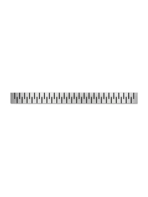 Žlab podlahový lineární ke stěně 650 mm, D 40 mm, boční, medium mat, ENPRO