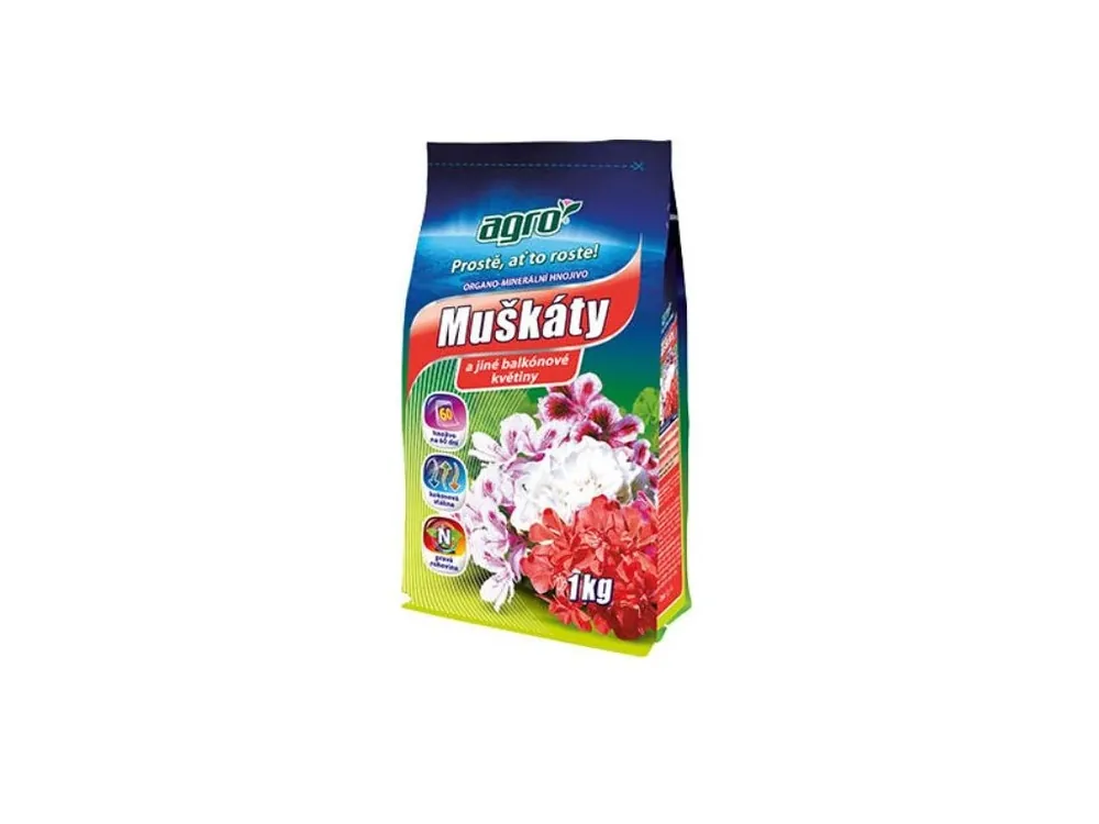 AGRO OM hn. muškáty 1 kg CZ/SK