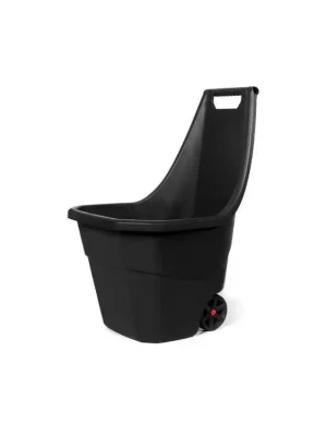 Vozík plastový zahradní Load&Go, 55 l, černý