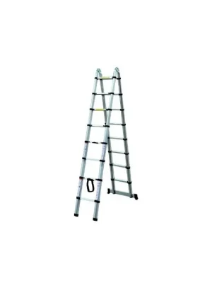 Štafle / žebřík teleskopické GA-TZ16, 2,5 / 5 m, hliníkové, G21