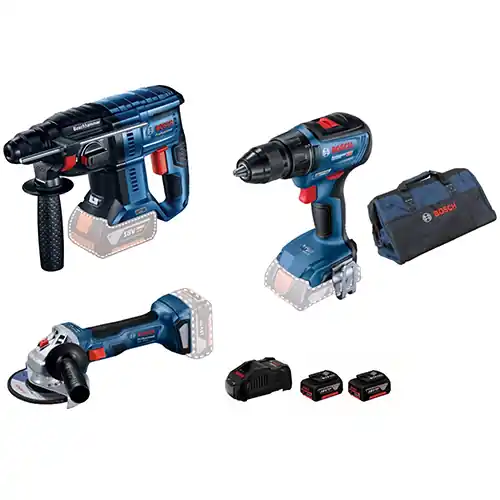 Set BOSCH GBH180LI+GSR18V-50+GWS180-Li