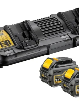 Nabíječka pro zásuvné baterie XR 10,8 - 54V FLEXVOLT + 2ks baterie 6,0Ah DCB132T2 DeWALT