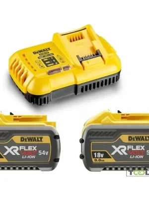 Nabíječka pro zásuvné baterie XR 18 - 54V FLEXVOLT + 2ks baterie 9,0Ah DCB118X2 DeWALT