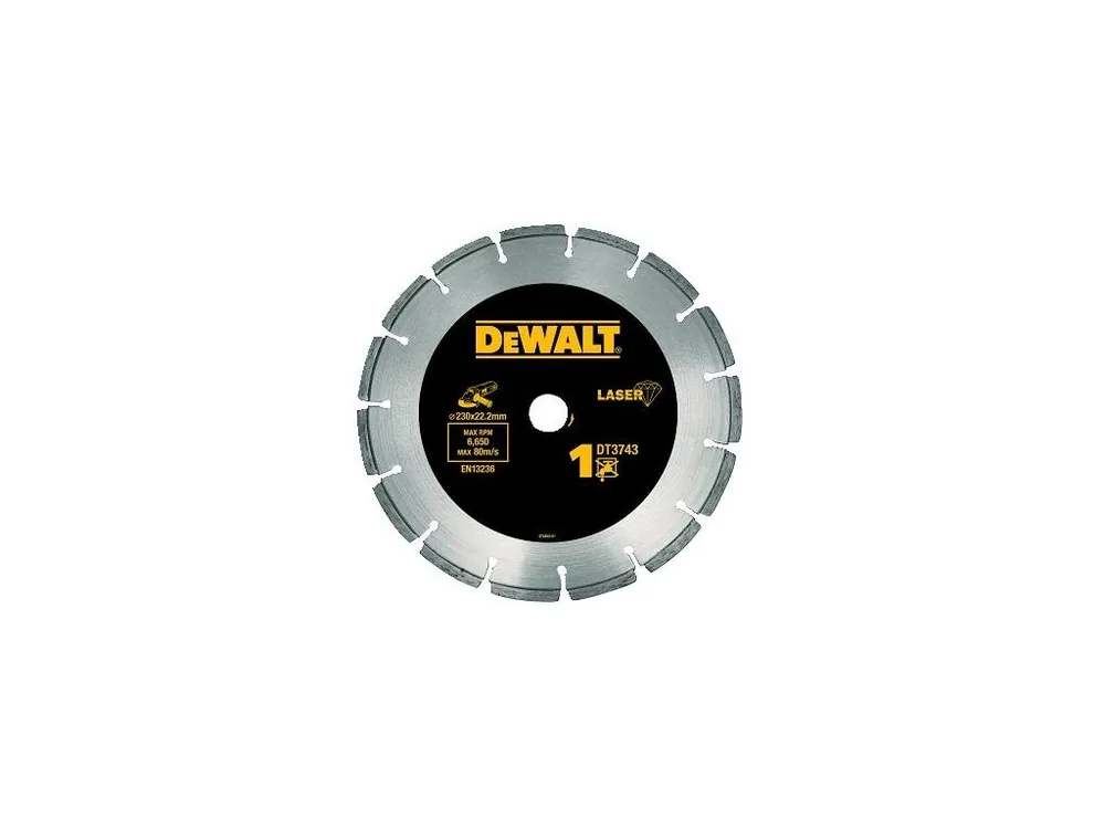 Dia řezný kotouč 230mm Laser1 Profi na beton a cihly DeWALT DT3743
