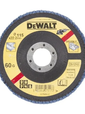 Brusný lamelový kotouč 115mm P60 vypouklý DT3256 DeWALT