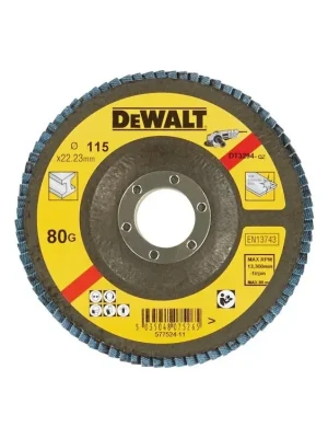 Brusný lamelový kotouč 115mm P80 plochý DT3294 DeWALT