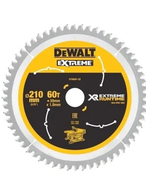 Pilový kotouč 210x1,8x30mm, 60 zubů DT99567 DeWALT