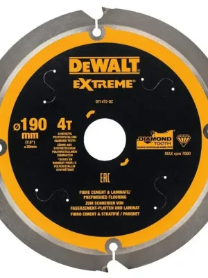 Pilový kotouč na cementovláknité desky 190 x 30 DeWALT DT1472