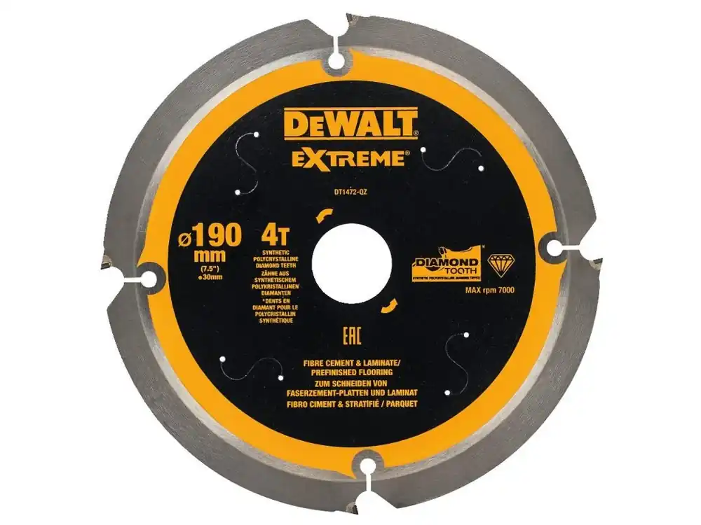 Pilový kotouč na cementovláknité desky 190 x 30 DeWALT DT1472