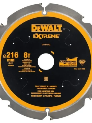 Pilový kotouč na cementovláknité desky 216 x 30 DeWALT DT1473