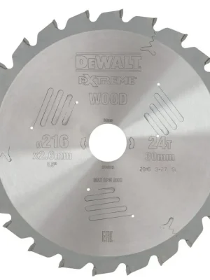 Pilový kotouč 216x1,8x30mm, 24 zubů DT4310 DeWALT
