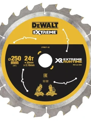 Pilový kotouč 250x2,16x30mm, 24 zubů DT99571 DeWALT