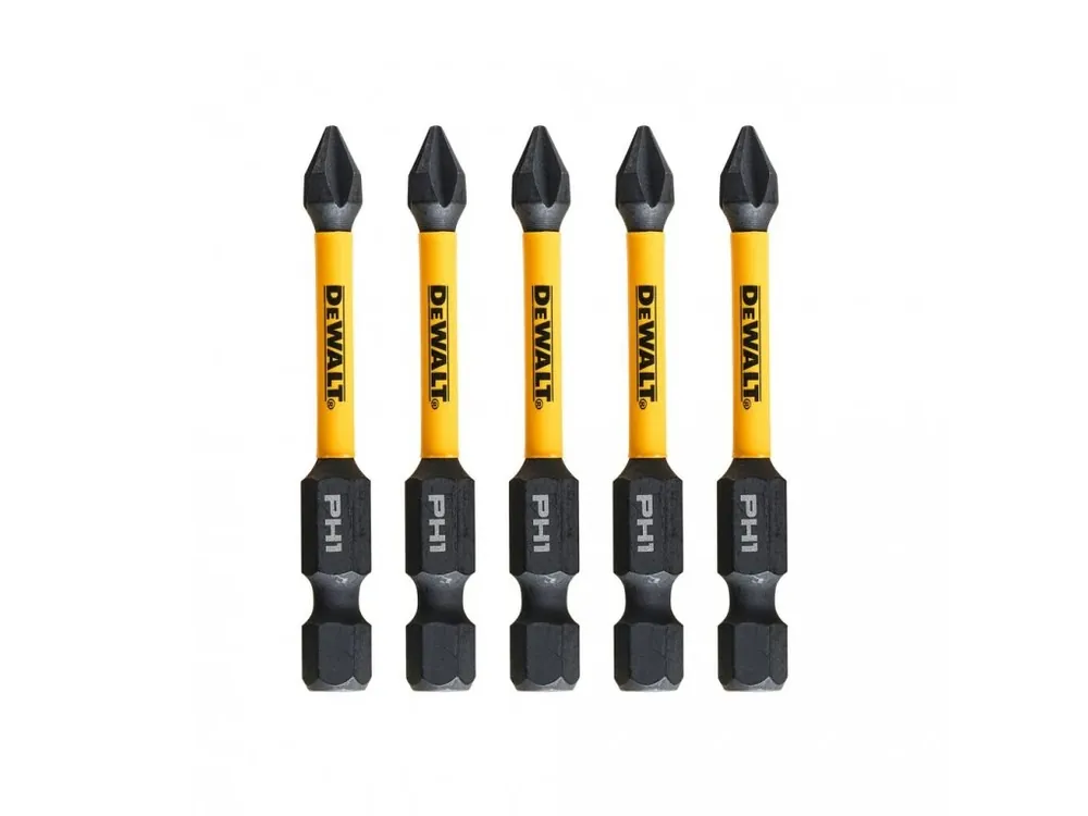 Bit 1/4" Phillips Ph1 x 57mm IMPACT Torsion bal.5ks DT7997T DeWALT