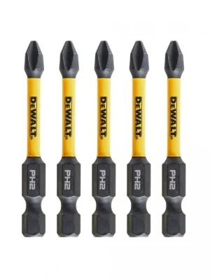 Bit 1/4" Phillips Ph2 x 57mm IMPACT Torsion bal.5ks DT7998T DeWALT