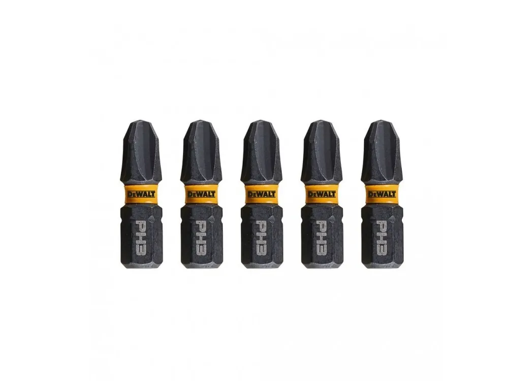 Bit 1/4" Phillips Ph3 x 25mm IMPACT Torsion bal.5ks DT7995T DeWALT