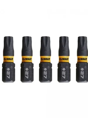 Bit 1/4" TORX T27 x 25mm IMPACT Torsion bal.5ks DT7383T DeWALT
