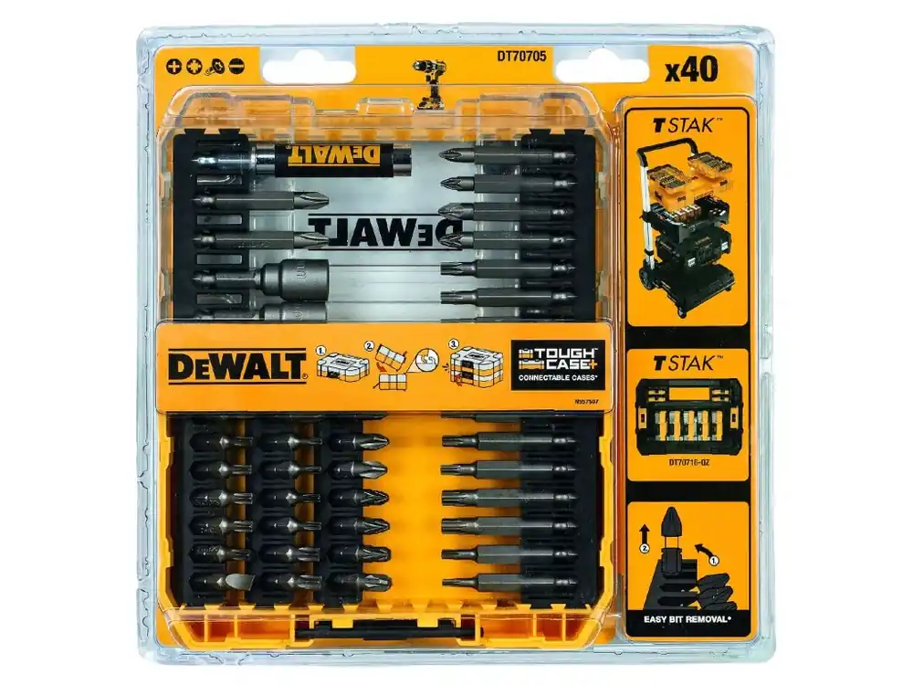 Sada bitů 40dílná DT70705 DeWALT