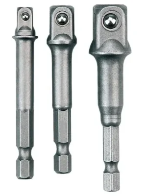 Sada adaptérů pro 1/4"-3/8"-1/2" se 6hrannou stopkou NAREX 443002000
