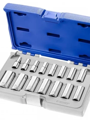 Sada hlavic prodloužených 3/8" 15 dílů Tona Expert E031804