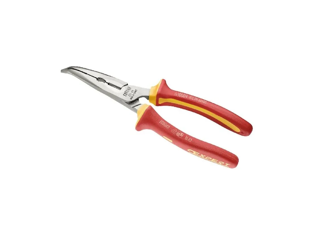 Kleště na jemnou mechaniku zahnuté 200mm 1000V Tona Expert E050411