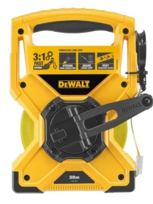 Pásmo otevřené s páskou ze skelných vláken 30m DeWALT DWHT34218-0
