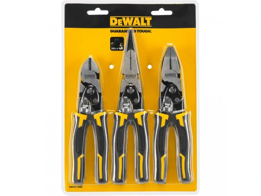 Sada kombinovaných kleští 3dílná DeWALT DWHT0-70485