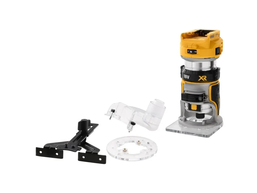 Aku ohraňovací frézka 18V DCW600N DeWALT (bez aku a nabíječky)