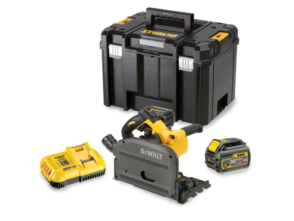 Aku ponorná pila 54V XR 6,0Ah Li-Ion FLEXVOLT s lištou DCS520T2R DeWALT