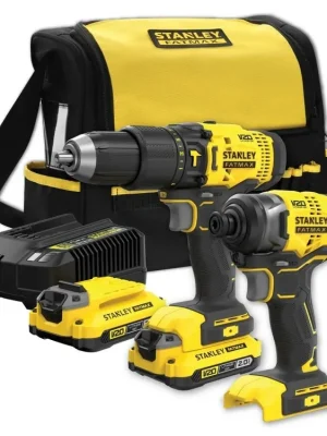 Aku kombinovaná sada 18V 2x 2,0 Ah SFMCK465D2S Stanley FatMax V20