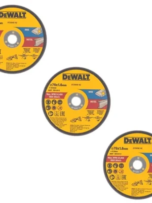Řezný kotouč na nerezovou ocel 75x1,6 pro DCS438 (3ks v balení) DeWALT DT20592