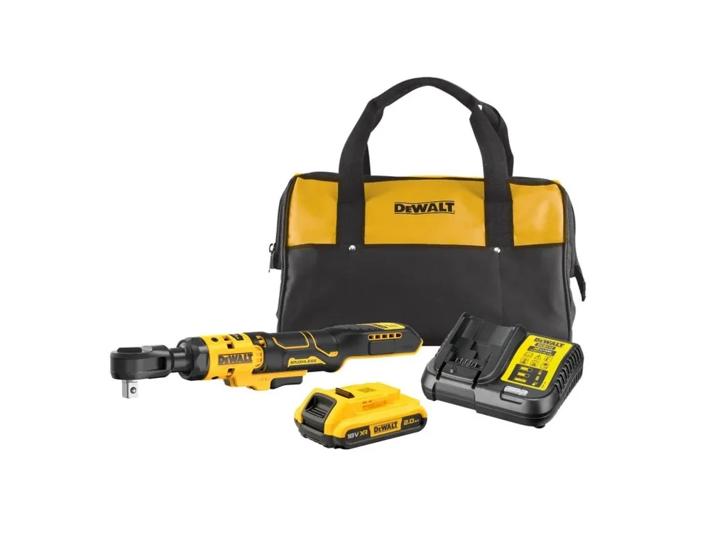 Aku bezuhlíková ráčna 18V XR 2,0Ah Li-Ion 1/2" DCF512D1 DeWALT