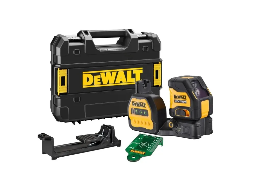 Aku křížový laser 12/18V zelený DeWALT DCE088NG18 (bez aku a nabíječky)
