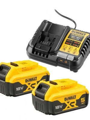 Nabíječka pro zásuvné baterie XR 4A 10,8 - 18V + 2 ks baterie 5,0Ah DCB1104P2 DeWALT
