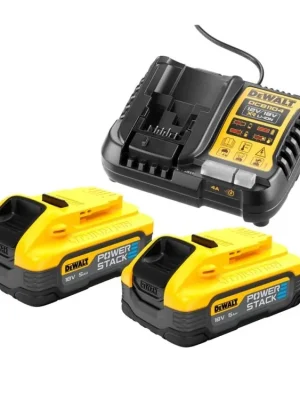 Nabíječka pro zásuvné baterie XR 4A 10,8 - 18V + 2 ks baterie 5,0Ah POWERSTACK DCB1104H2 DeWALT