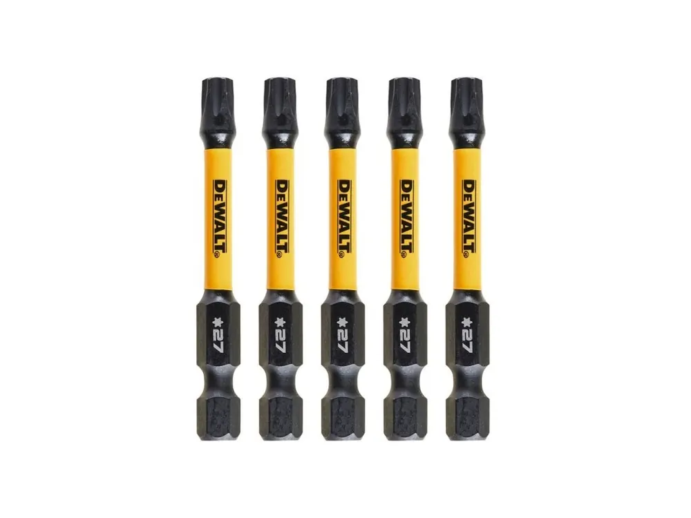 Bit 1/4" TORX T27 x 57mm IMPACT Torsion bal.5ks DT7397T DeWALT