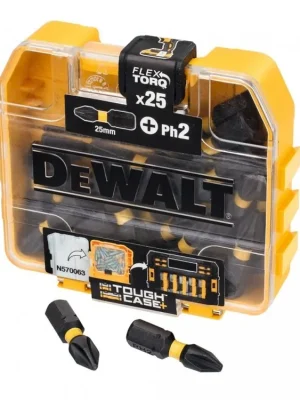 Bit 1/4" Ph2 x 25 mm IMPACT Torsion 25ks DT70555T DeWALT