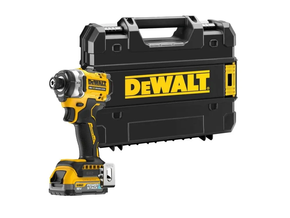 Aku bezuhlíkový rázový utahovák 1/4" 18V DCF860NT DeWALT (bez aku a nabíječky)