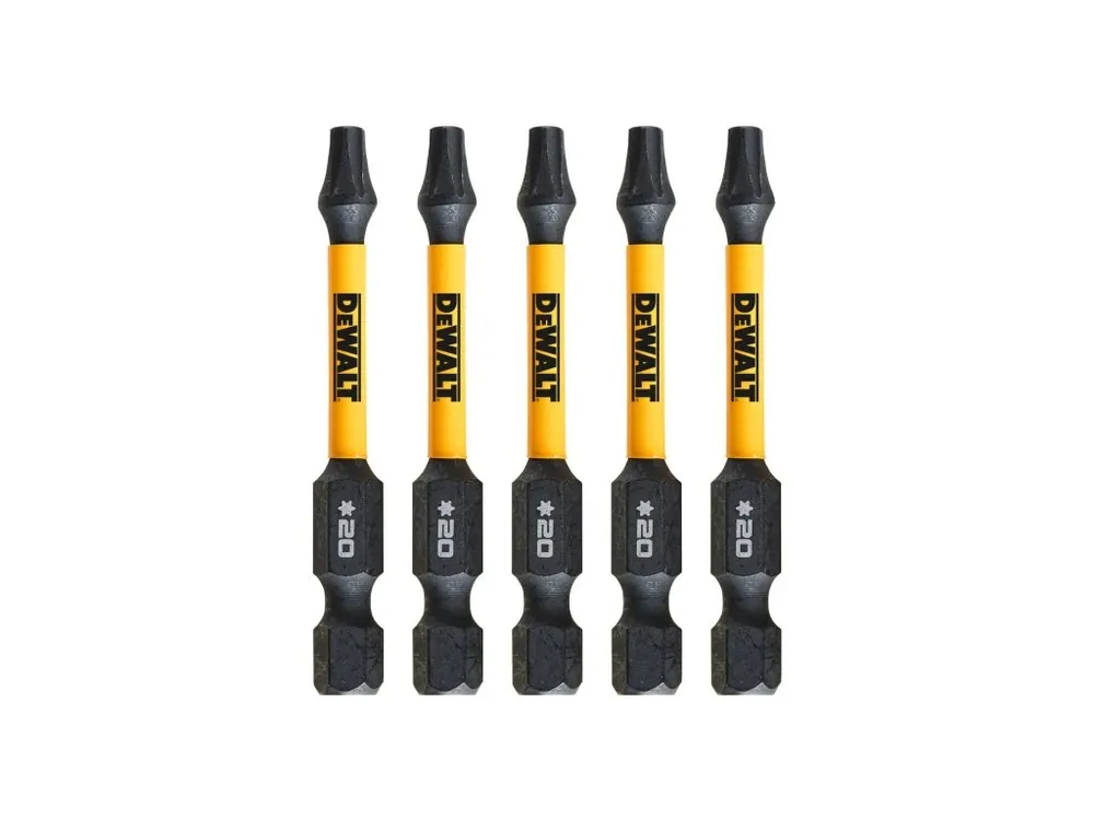 Bit 1/4" TORX T20 x 57mm IMPACT Torsion bal.5ks DT7395T DeWALT