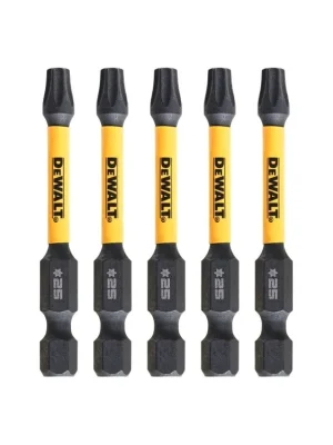 Bit 1/4" TORX T25 x 57mm IMPACT Torsion bal.5ks DT7396T DeWALT