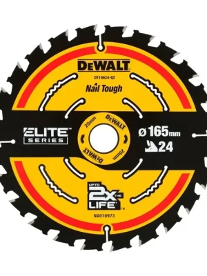 Pilový kotouč 165x1,6x20mm, 24 zubů DT10624 DeWALT