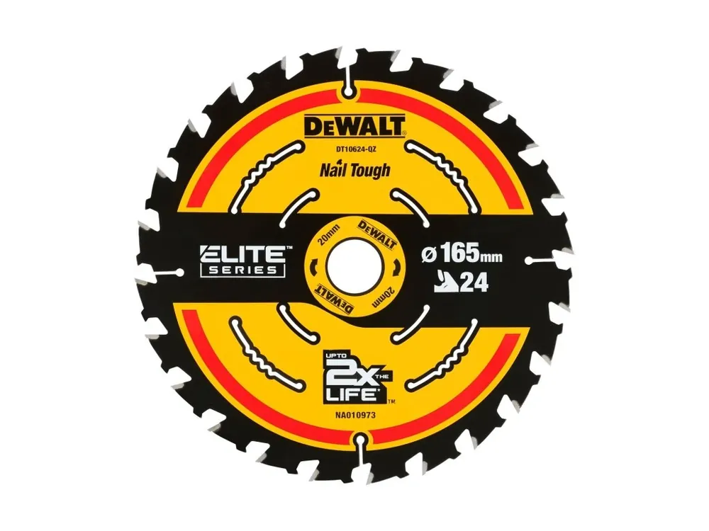 Pilový kotouč 165x1,6x20mm, 24 zubů DT10624 DeWALT