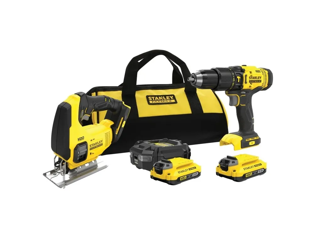 Aku kombinovaná sada 18V 2x 2,0Ah SFMCK212D2S Stanley FatMax V20