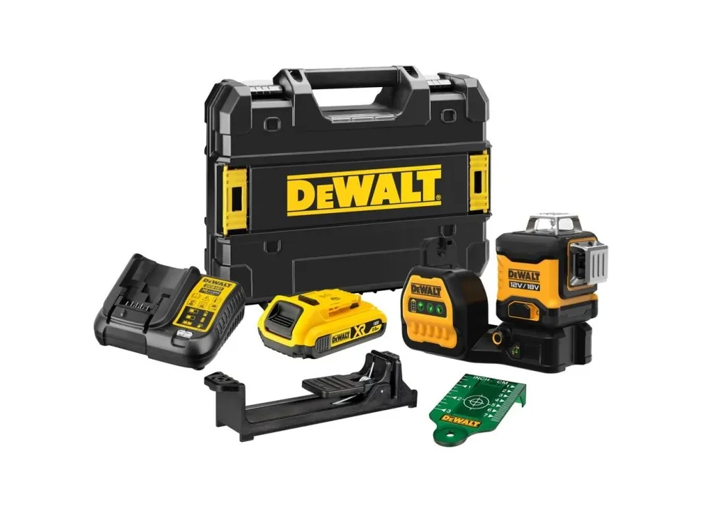 Aku Linkový laser 3 x 360° 12/18V 2,0Ah Li-Ion DeWALT DCE089D1G18