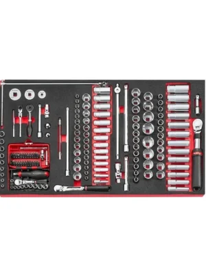 Sada 1/4", 1/2"a 3/8" nářadí v pěnovém modulu 116 dílů FACOM MODM.XXL1GRP