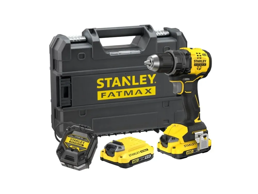 Aku bezuhlíková vrtačka 18V 2,0Ah Li-Ion SFMCD714D2T Stanley FatMax V20