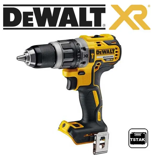 DCD796NT Aku vrtačka příklepová bezuhlíková 18V - pouze tělo, kufr TStak, DeWALT