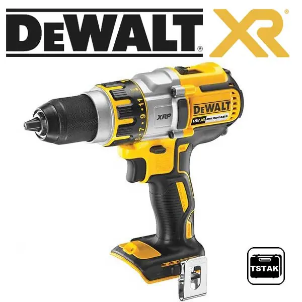 DCD991NT Aku vrtačka šroubovák bezuhlíková 18V - pouze tělo, kufr TStak, DeWALT