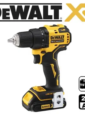 DCD708D2T Aku vrtačka šroubovák bezuhlíková 18V, 2x 2,0Ah Li-Ion, kufr TStak, DeWALT
